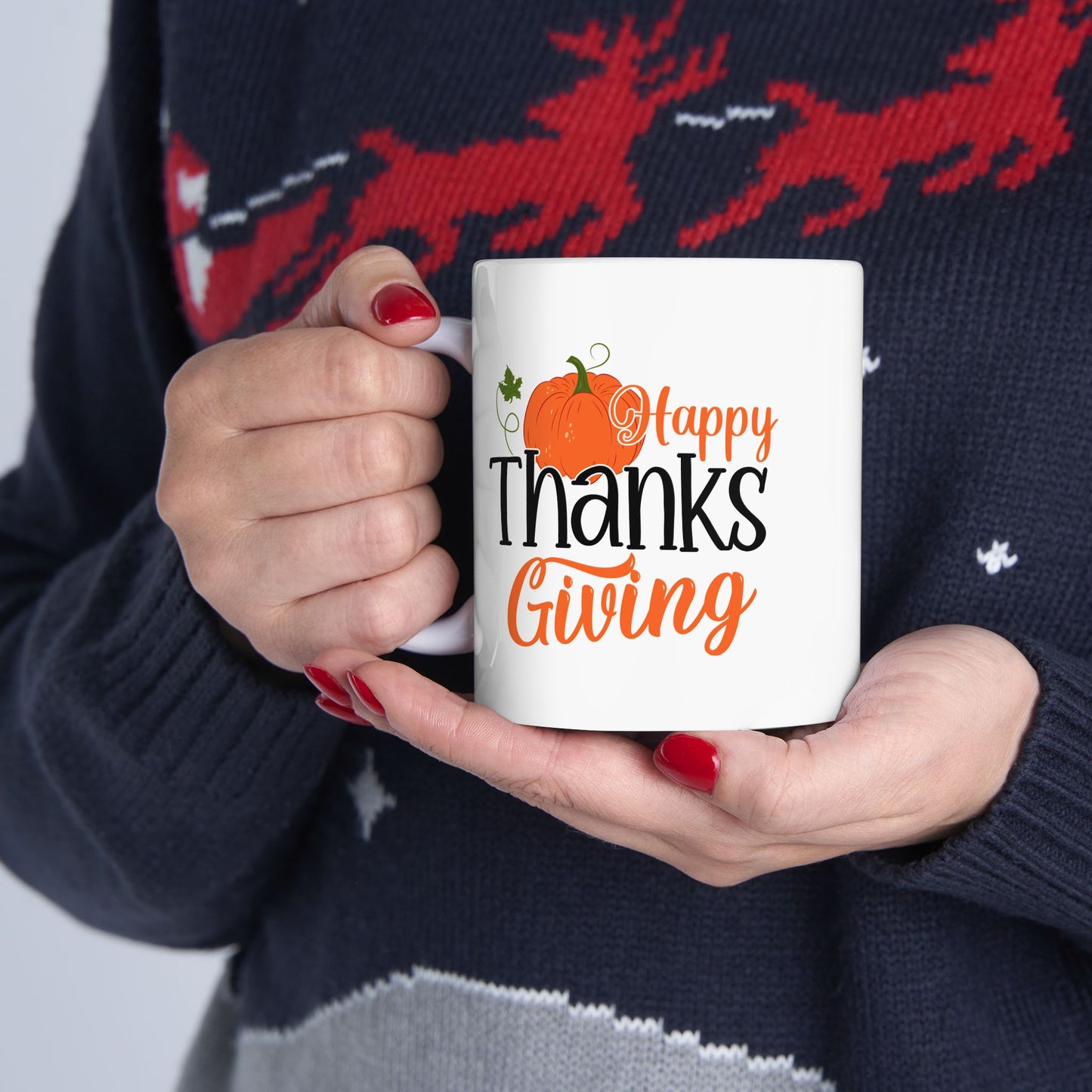 Happy Thanksgiving | Ceramic Mug, (11oz, 15oz)