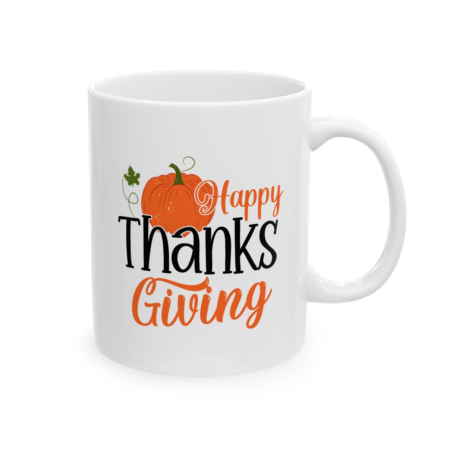 Happy Thanksgiving | Ceramic Mug, (11oz, 15oz)